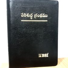 Telugu – Bible – OV Ref BL Gilt Zip Large Print